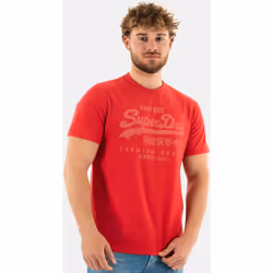 T-Shirt Classic Vintage Heritage Coton Rouge