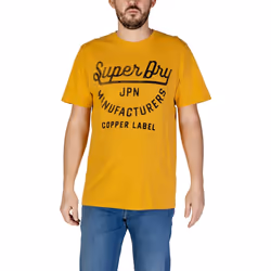 T-Shirt Copper Label Script Coton Jaune