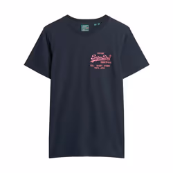 T shirt Superdry Logo Vintage Homme Noir