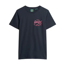 T shirt Superdry Logo Vintage Homme Noir