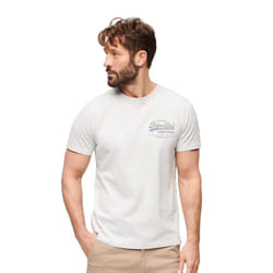 T-Shirt Classic Vintage Heritage Coton Blanc