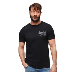 T-Shirt Classic Vintage Heritage Coton Noir
