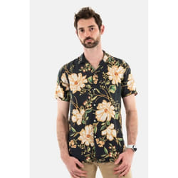 Chemise Open Lin Multicolore