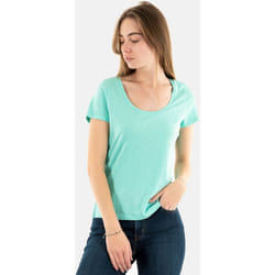T-Shirt Scoop Coton Vert