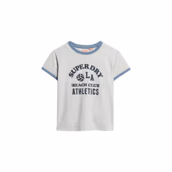 T-shirt contrasté à motif femme Superdry Athletic Essentials Beach