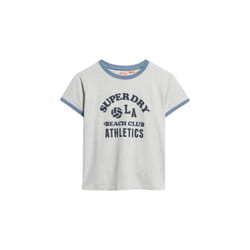 T-shirt contrasté à motif femme Superdry Athletic Essentials Beach