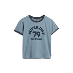 T-shirt contrasté à motif femme Superdry Athletic Essentials Beach