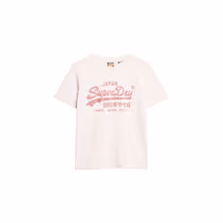 T-shirt femme Superdry Metallic Vl
