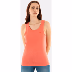 T-Shirt Scoop Coton Rose