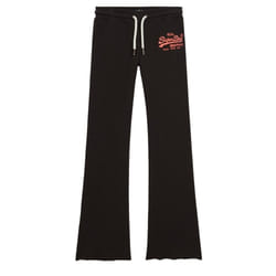 Jogging évasé taille basse femme Superdry Vintage Logo Fluo