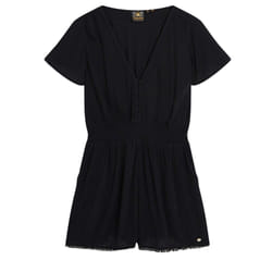 Robe Superdry Beach Femme Noir