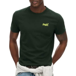 T-Shirt Essential Embroidered Coton Vert