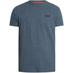 T-Shirt EMB Avec Logo Essentiel - Superdry - Homme - Bleu