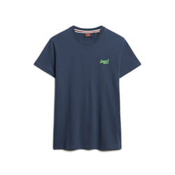 T-Shirt Essential Embroidered Coton Bleu