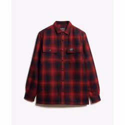 Surchemise à carreaux zippée en laine avec doublure en polaire Superdry