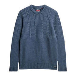 Pull en maille torsadée Superdry Jacob
