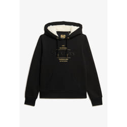 Sweatshirt à capuche femme Superdry Luxe Metallic Logo