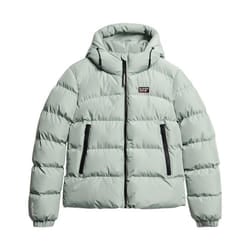 Doudoune Superdry Hooded Sports Piffer Jacket - Gris Puritan