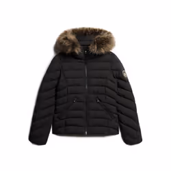Doudoune rembourrée femme Superdry Fuji Faux Fur