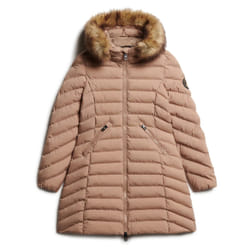 Doudoune mid femme Superdry Fuji Faux Fur