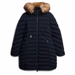 Doudoune mid femme Superdry Fuji Faux Fur