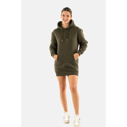 Robe sweat à capuche avec strass effet tatouage femme Superdry