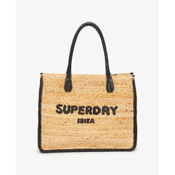 Sac cabas en raphia femme Superdry Luxe