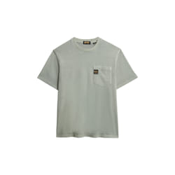 T-Shirt Contrast Stitch Coton Vert