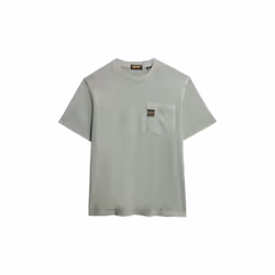 T-Shirt Contrast Stitch Coton Vert