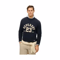 Sweatshirt Vintage Athletic Coton Bleu