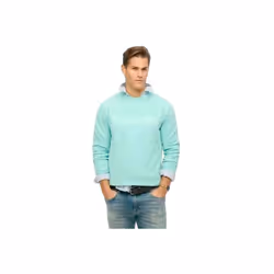 Sweat Superdry Core Logo City Homme Bleu