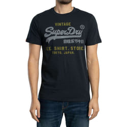 T-Shirt Vl Heritage Relaxed Coton Bleu
