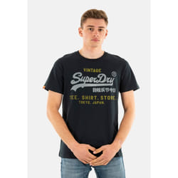 T-Shirt Vl Heritage Relaxed Coton Bleu