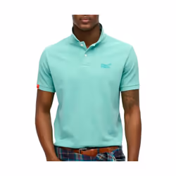Polo Superdry Vint Destroy Homme Vert