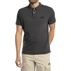 Polo Superdry Vintage Destroy Homme Noir