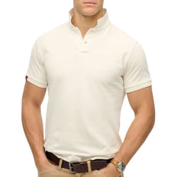 Polo Superdry Vint drestroy Homme Blanc