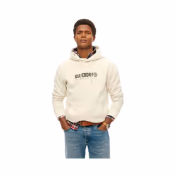 Sweat Superdry Venue Homme Beige