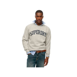 Sweatshirt Athletic Ess Coton Beige