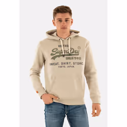 Sweatshirt Vl Heritage Relaxed Coton Beige
