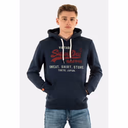 Sweatshirt Vl Heritage Relaxed Coton Bleu