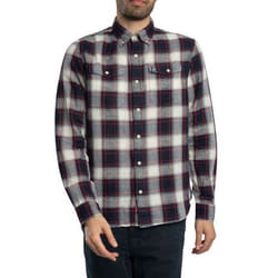 Chemise Merchant Check Lin Bleu