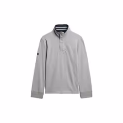Sweatshirt Classics Henley Coton Gris
