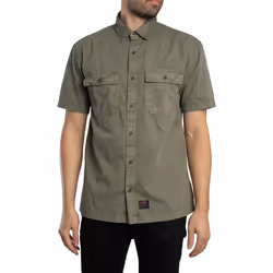 Chemise Military Coton Vert
