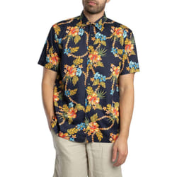 Chemise Hawaiian Coton Bleu