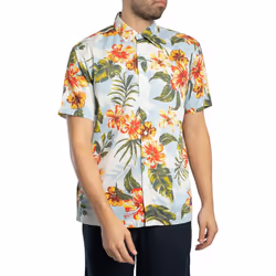 Chemise Hawaiian Coton Multicolore