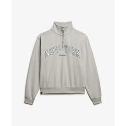 Sweatshirt 1/2 zip femme Superdry Athletic Ess Applique