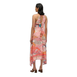 Robe imprimée en jacquard à ourlet en pointes femme Superdry