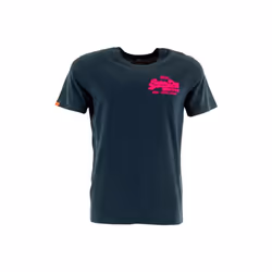 T shirt Superdry VL Embroidered Relaxed 98T Homme Bleu