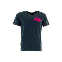 T shirt Superdry VL Embroidered Relaxed 98T Homme Bleu