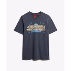 T-Shirt Rock Band Relaxed Coton Noir